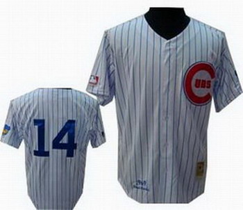 Chicago Cubs 14 white Banks