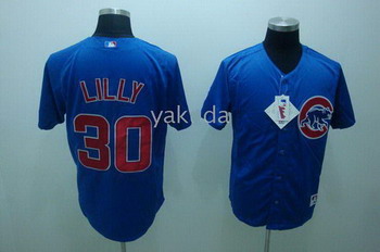 Cheap Chicago Cubs 30 blue LILLY NEW For Sale