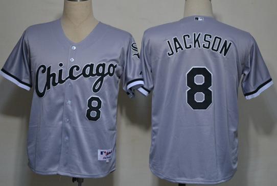Cheap Chicago White Sox 8 Bo Jackson Grey MLB Jerseys For Sale