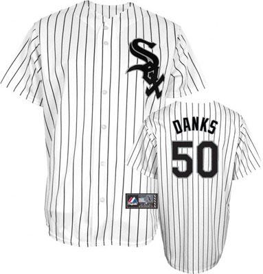 Cheap Chicago White Sox #50 John Danks White MLB Jerseys For Sale