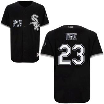 Chicago White Sox 23 Jermaine Dye Black Jersey