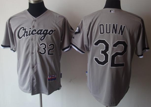 Cheap Chicago White Sox 32 Adam Dunn Grey Jersey For Sale