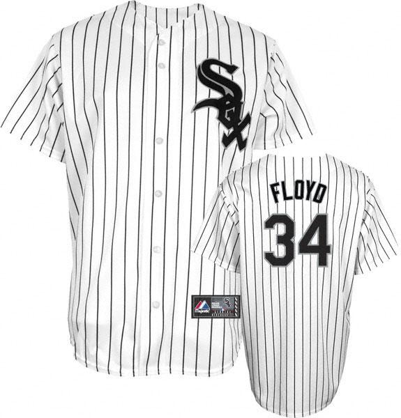 Chicago White Sox 34 Gavin Floyd White Jersey