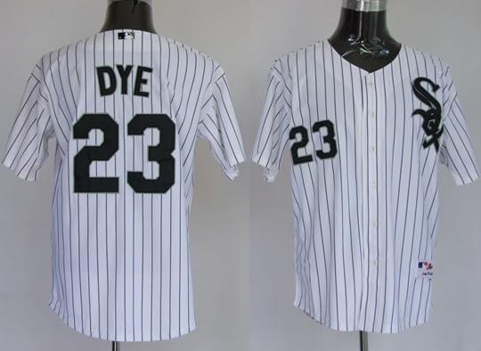 Cheap Chicago White Sox 23 Jermaine Dye White Jersey For Sale
