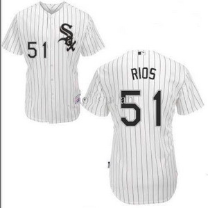 Cheap Chicago White Sox Jersey 51 RIOS White Jersey For Sale