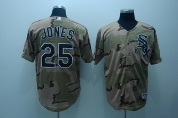 Cheap Chicago White Sox 25 Jones Camo Jerseys For Sale
