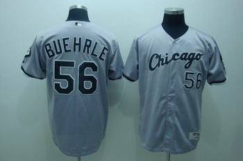 Chicago White Sox Mark Buehrle 56 grey Jerseys