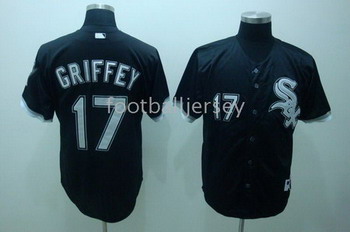Cheap Chicago White Sox Jerseys 17 Griffey Black Jersyes For Sale