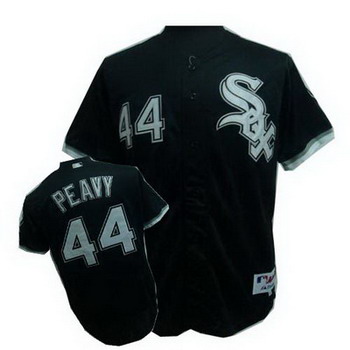 Cheap white sox 44 PEAVY BLACK For Sale