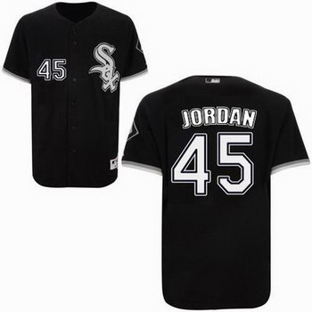 Cheap Chicago White Sox 45 Jordan black Jerseys For Sale