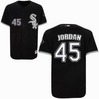 Chicago White Sox 45 Jordan black Jerseys
