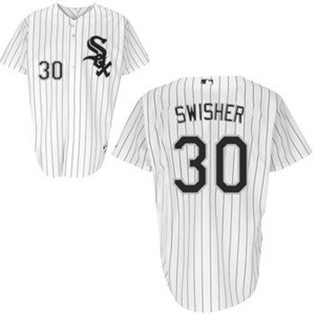 Chicago White Sox 30 white Nick Swisher Home Chicago White Sox 30 white Nick Swisher Home