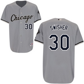 Chicago White Sox 30 Nick Swisher gray