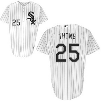 Cheap Chicago White Sox 25 white Jim Thome home For Sale