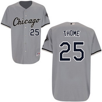 Cheap Chicago White Sox 25 Jim Thome gray For Sale