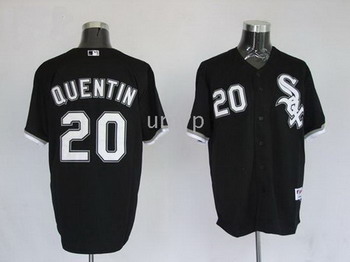 Cheap Chicago White Sox 20 Carlos Quentin black jerseys For Sale