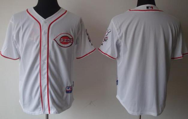 Cincinnati Reds Blank White Cool Base MLB Jerseys Cincinnati Reds Blank White Cool Base MLB Jerseys