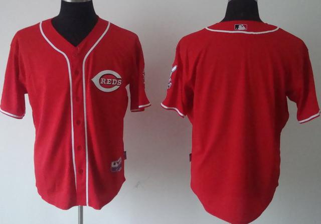 Cheap Cincinnati Reds Blank Red Cool Base MLB Jerseys For Sale