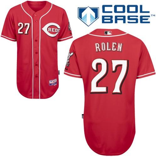 Cincinnati Reds 27 Scott Rolen Red Cool Base Jerseys
