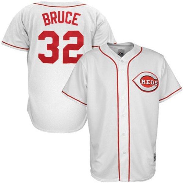 Cheap Cincinnati Reds 32 Bruce White Jersey For Sale