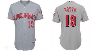 Cheap Cincinnati Reds 19 Joey Votto Baseball Authentic Grey Jerseys For Sale