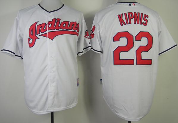 Cleveland Indians 22 Jason Kipnis White Cool Base MLB Jerseys