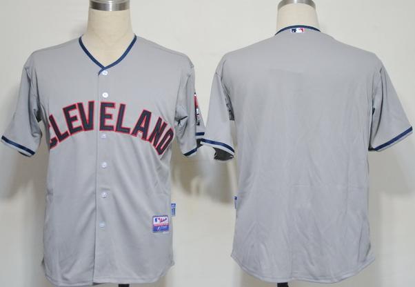 Cheap Cleveland Indians Blank Grey MLB Jerseys For Sale
