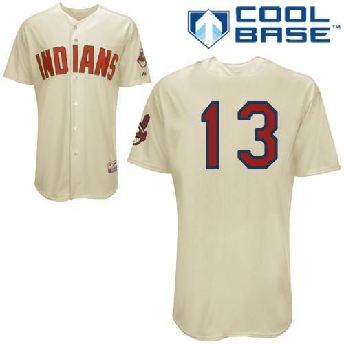 Cleveland Indians 13 Cabrera Cream Jerseys