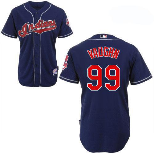 Cleveland Indians 99 Vaughn Blue Jerseys