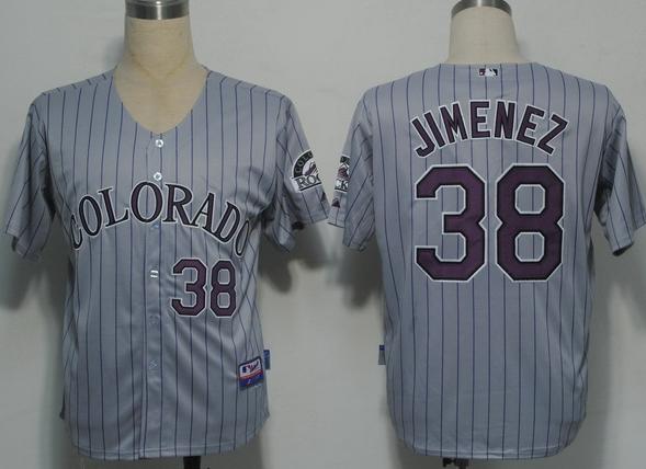 Colorado Rockies 38 Jimenez Gery Cool Base MLB Jerseys