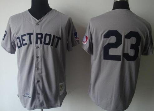 Cheap Detroit Tigers 23 Willie Horton 1969 M&N Grey Jersey For Sale