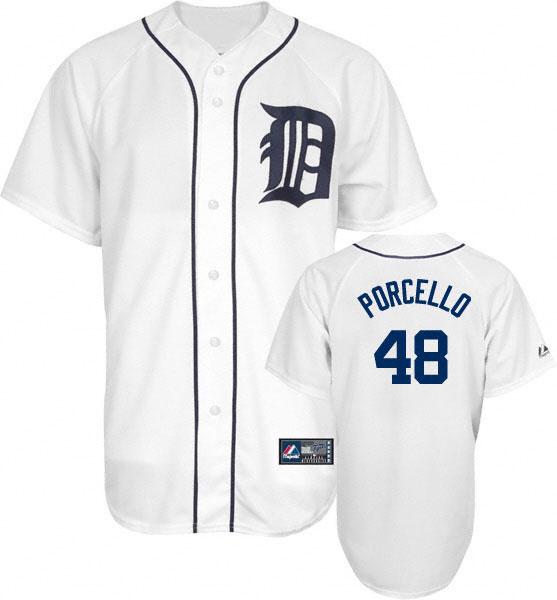 Cheap Detroit Tigers 48 Rick Porcello White Jersey For Sale