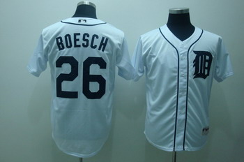 Cheap Detroit Tigers 26 Brennan Boesch White Jerseys For Sale