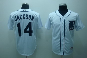 Cheap Detroit Tigers 14 Austin jackson white jerseys For Sale