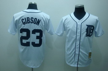 Cheap Detroit Tigers 23 Kirk Gibson White Jersey Throwback For Sale