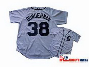 Detroit Tigers 38 Bonderman White Jerseys Detroit Tigers 38 Bonderman White Jerseys