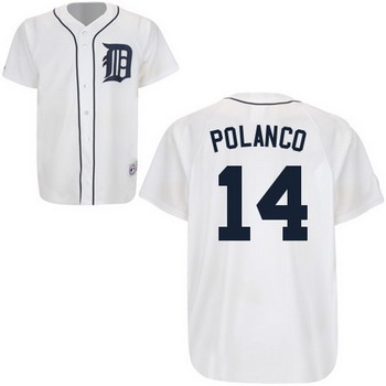 Cheap Detroit Tigers 14 P.Polanco White Jerseys For Sale