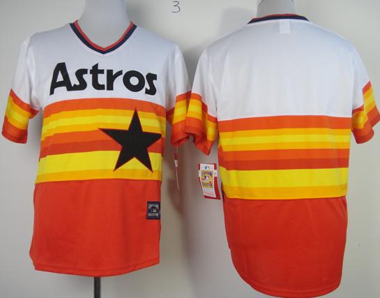 Houston Astros Blank Throwback MLB Jerseys