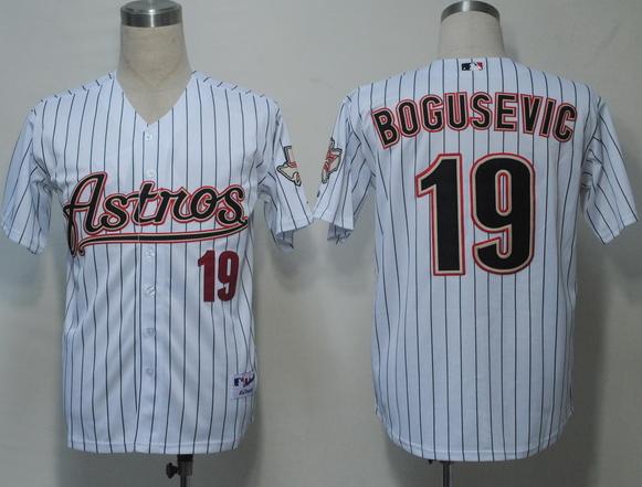 Houston Astros 19 Bogusevic White MLB Jerseys