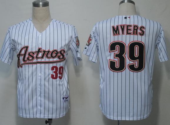 Houston Astros 39 Myers White MLB Jerseys