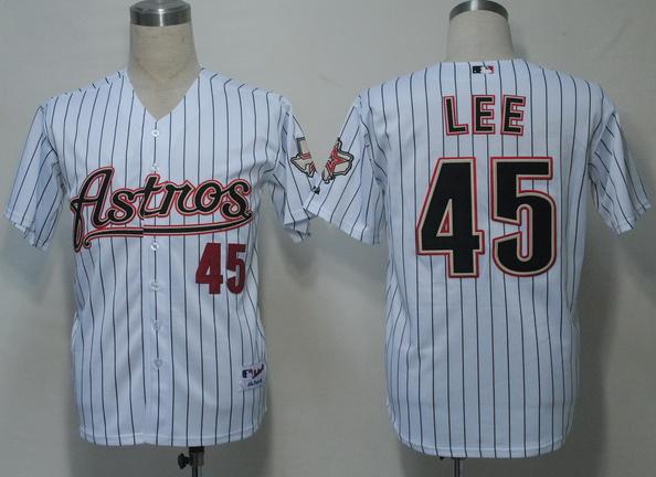 Cheap Houston Astros 45 Lee White MLB Jerseys For Sale