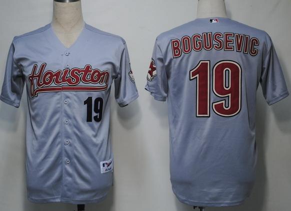Cheap Houston Astros 19 Bogusevic Grey MLB Jersey For Sale