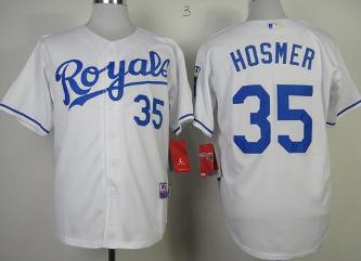 Cheap Kansas City Royals #35 Eric Hosmer White MLB Jerseys For Sale