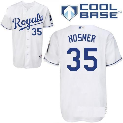 Kansas City Royals 35 Hosmer White Jersey Kansas City Royals 35 Hosmer White Jersey