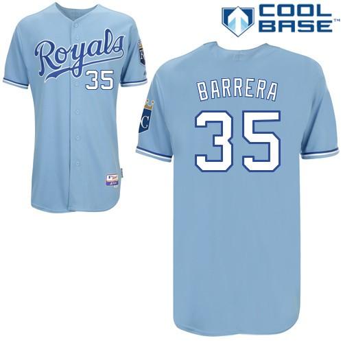 Cheap Kansas City Royals 35 Henry Barrera Light Blue Jersey For Sale