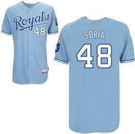 Kansas City Royals 48 Soria Light Blue Jersey