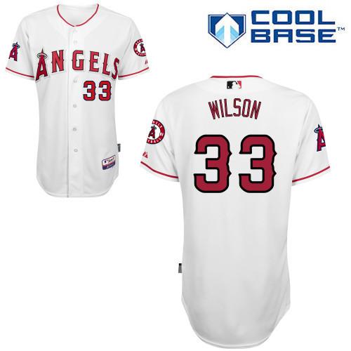 Cheap Los Angeles Angels 33 C.J. Wilson White Cool Base MLB Jersey For Sale