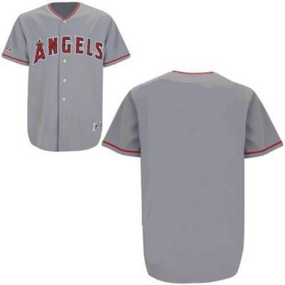 Cheap Los Angeles Angels Blank Grey Jersey For Sale