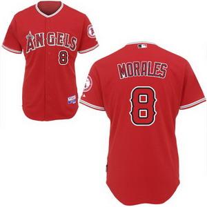 Cheap Los Angeles Angels of Anaheim 8 Kendry Morales red jerseys For Sale