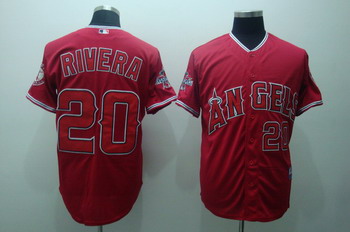 Cheap Los Angeles Angels 20 river red jersey all star Patch For Sale